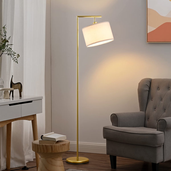 Ivy Bronx Auni 160Cm Gold Arched Floor Lamp | Wayfair.co.uk